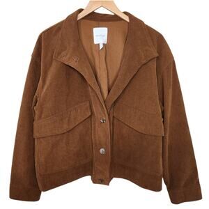 Avec Les Filles Oversized Relaxed Corduroy Shacket XL
